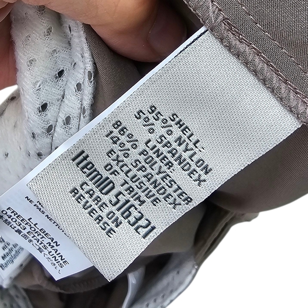 LL Bean Water-Repellent Comfort Trail Skort, Mid-Rise - Picture 9 of 9